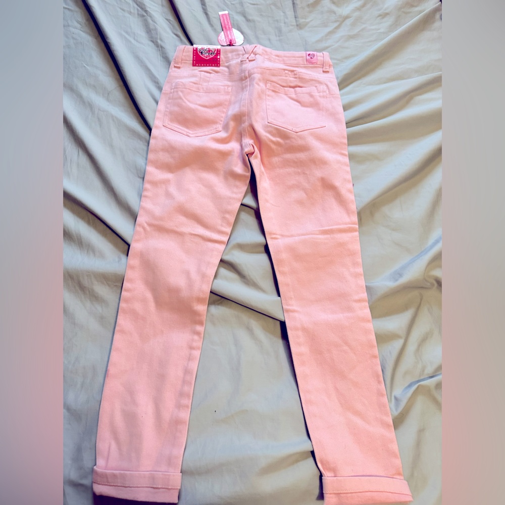 Brand new pink girls jeans